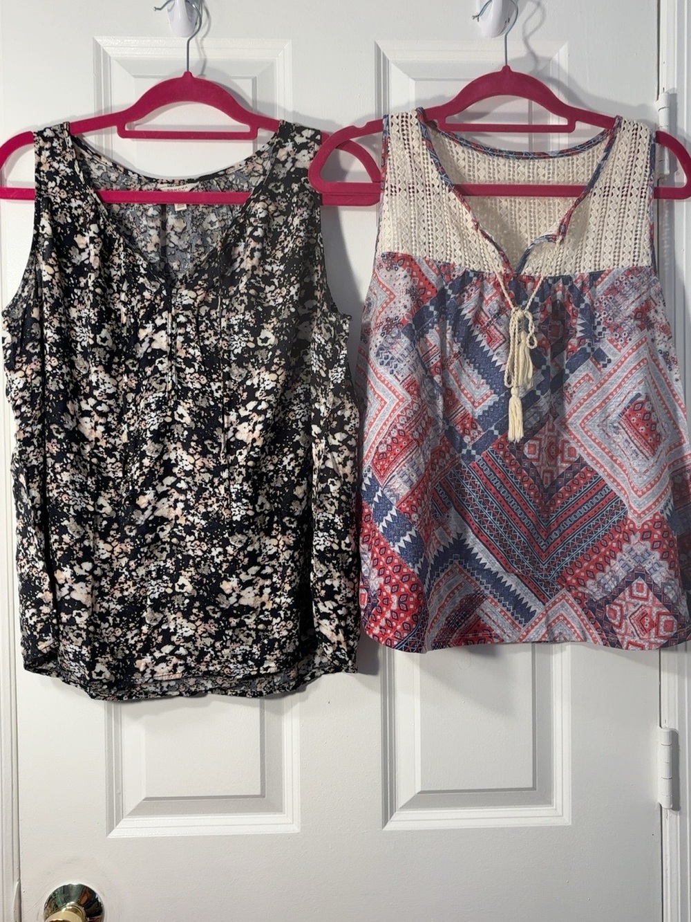 Women’s 3-Piece Sleeveless Summer Top Bundle – Floral & Boho – M/XL - Picture 3 of 10